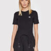 adidas Тишърт Always Original HF2010 Черен Tight Fit за Жени цена