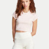 adidas Тишърт Lounge IY6741 Розов Slim Fit за Жени цена