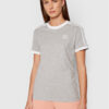 adidas Тишърт adicolor Classics 3-Stripes H33576 Сив Standard Fit цвят на ниска цена