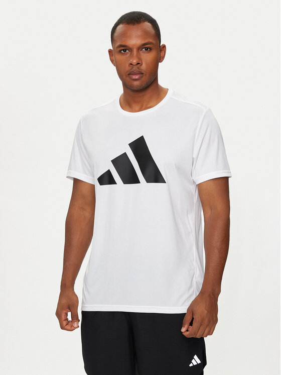 adidas Тишърт Run It IN0075 Бял Regular Fit за Мъже цена