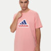 adidas Тишърт Future Icons Badge of Sport IS8342 Розов Loose Fit за Мъже цена