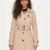 Tommy Hilfiger Тренч Heritage Single WW0WW24966 Бежов Regular Fit за Жени цена