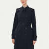 Tommy Hilfiger Тренч WW0WW42133 Тъмносин Slim Fit за Жени цена