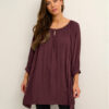 Kaffe Туника Amber 501030 Виолетов Relaxed Fit за Жени цена