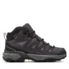 Salomon Туристически X Ultra 360 Leather Mid Gore-Tex L47571100 Сив за Жени цена