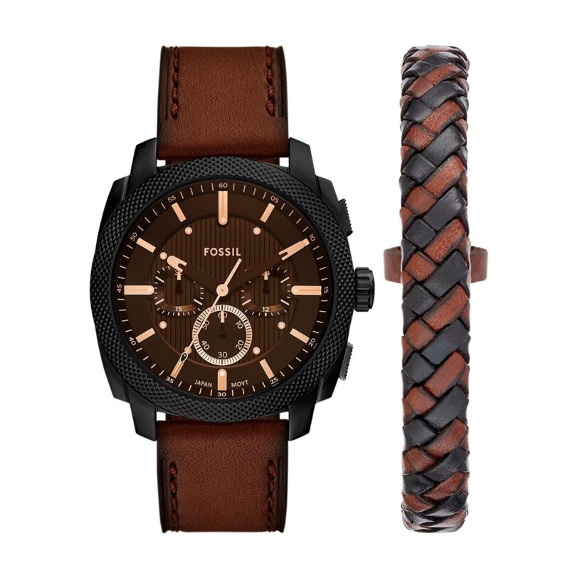 Оригинален Мъжки Часовник Fossil Machine FS6102SET