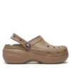 Crocs Чехли Classic Platform Lined Clog W 207938 Кафяв за Жени цена