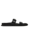 MICHAEL Michael Kors Чехли Mandy Flat Sandal 40S5MAFS2L Черен за Жени цена