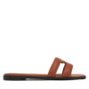 Tommy Hilfiger Чехли Th Logo Strap Mule FW0FW08671 Кафяв за Жени цена