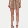 Guess Шорти от плат W5GD1R WG4C2 Бежов Relaxed Fit за Жени цена