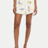 Seafolly Шорти от плат Isla Palm 55401-SH Екрю Regular Fit за Жени цена