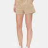 Tommy Jeans Шорти от плат Claire DW0DW21643 Бежов Regular Fit за Жени цена