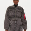Alpha Industries Яке бомбър 148008 Сив Regular Fit за Жени цена