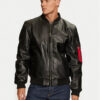 Alpha Industries Яке бомбър 138121 Черен Regular Fit за Мъже цена