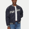 Guess Jeans Яке бомбър M5RL54 WHAA2 Тъмносин Regular Fit за Мъже цена
