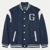 Guess Яке бомбър L5RL07 WG970 Тъмносин Regular Fit за Момчета цена