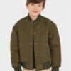 Tommy Hilfiger Яке бомбър KB0KB08565 Зелен Regular Fit за Момчета цена
