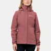 Jack Wolfskin Яке за дъжд Stormy Point 1111202 Червен Regular Fit за Жени цена