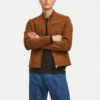 Jack&Jones Яке от имитация на кожа Rocky 12147218 Кафяв Regular Fit за Мъже цена