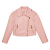 TWINSET Яке от имитация на кожа 251GJ2561 Розов Regular Fit за Момичета цена