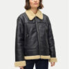 Vero Moda Яке от имитация на кожа Kay 10310165 Черен Regular Fit за Жени цена