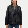 Vero Moda Яке от имитация на кожа Ramon 10311337 Черен Loose Fit за Жени цена