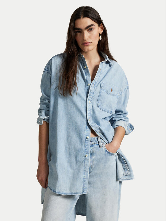 дънкова риза Polo Ralph Lauren за Жени цена