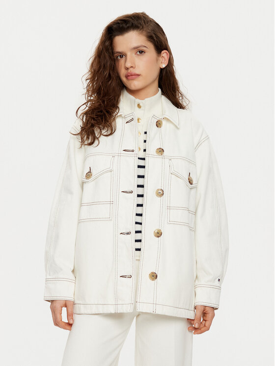 дънкова риза Tommy Hilfiger за Жени цена