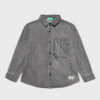 United Colors Of Benetton дънкова риза 5AD6CQ00K Сив Regular Fit за Момчета цена