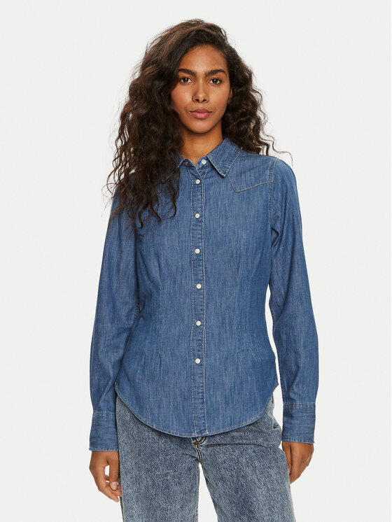 дънкова риза Wrangler за Жени цена