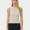BOSS топ Flow 50535807 Бежов Slim Fit за Жени цена
