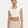Converse топ W Wordmark Corset Top 10026506-A02 Екрю Slim Fit за Жени цена