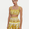 Dolce&Gabbana топ F755PT HH5EA Жълт Regular Fit за Жени цена