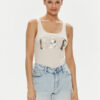Gap топ 715017-03 Екрю Slim Fit за Жени цена
