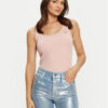 Guess топ V4YP06 K8RT2 Розов Regular Fit за Жени цена