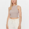 Guess топ Edie V3GP19 K8RT2 Бежов Slim Fit за Жени цена