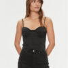 Guess топ W4RH17 WD1R2 Черен Slim Fit за Жени цена