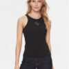Guess топ W4RP43 KAZH2 Черен Slim Fit за Жени цена