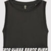 Guess топ J1BI39 MC03W Черен Regular Fit за Момичета цена