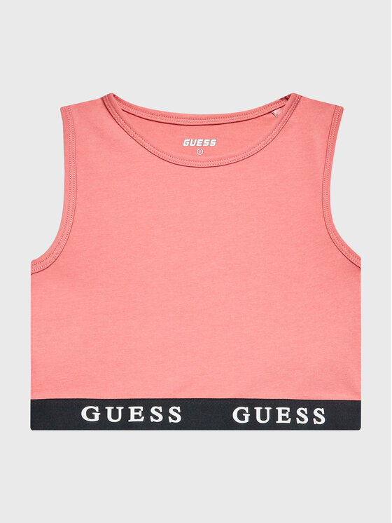 Guess топ J2YI34 KABR0 Розов Slim Fit за Момичета цена