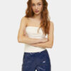 JJXX топ Fiona 12234188 Бял Slim Fit за Жени цена