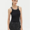 PINKO топ 105378 A2P9 Черен Regular Fit за Жени цена