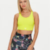 Reebok топ Train High Support 100076272 Зелен Slim Fit за Жени цена