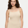 Triumph топ Sense Of Modal 10224795 Екрю Slim Fit за Жени цена
