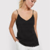 Vero Moda топ Honey 10190150 Черен Regular Fit за Жени цена