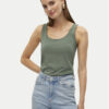 Vero Moda топ Lulu 10323756 Зелен Regular Fit за Жени цена