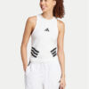 adidas топ Future Icons 3-Stripes JC5419 Бял Slim Fit за Жени цена