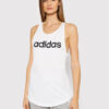 adidas топ Essentials Loose Logo GL0567 Бял Regular Fit за Жени цена