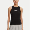 adidas топ Essentials Linear JC5798 Черен Slim Fit за Жени цена