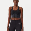 adidas by Stella McCartney топ Stella McCartney Two-tone JM0301 Черен Slim Fit за Жени цена